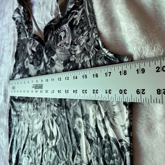 Nike Dri-Fit U.S Open 2019 Pebble Beach Floral Sleeveless Golf Polo Shirt Medium - Picture 6 of 11